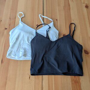 Bundle of Lululemon Align Cami A/B Cup Black White 6